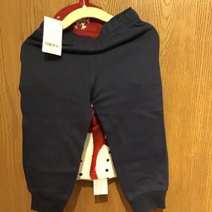 Baby  Boy on Navy  pants  with ribbed trim Carter’s size  18 month